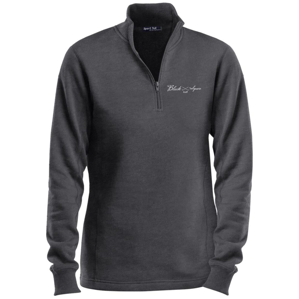 Black Square Golf X Ladies 1/4 Zip Sweatshirt - Graphite Heather - X-Small