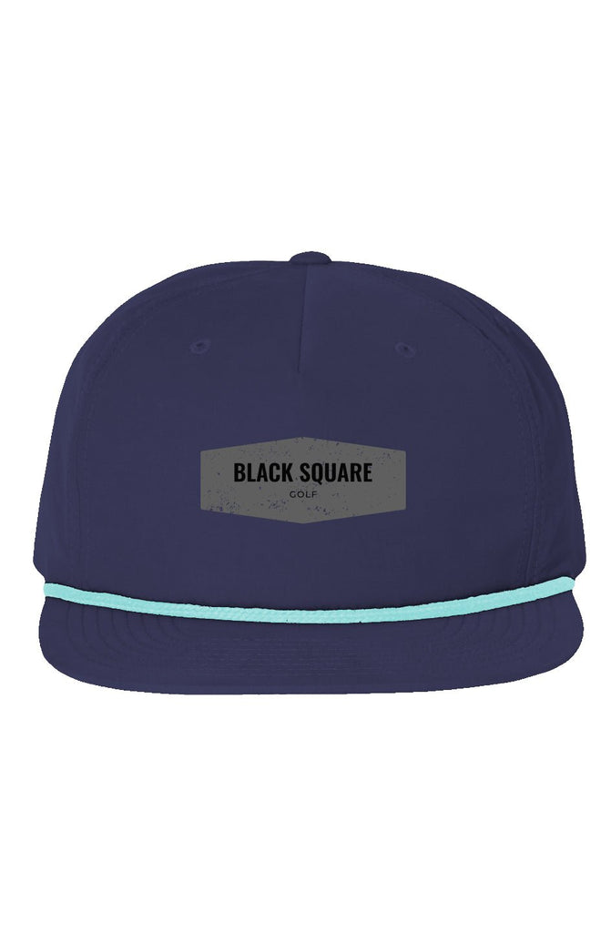 Black Square The Rope Golf Hat - one size - Navy / Mint