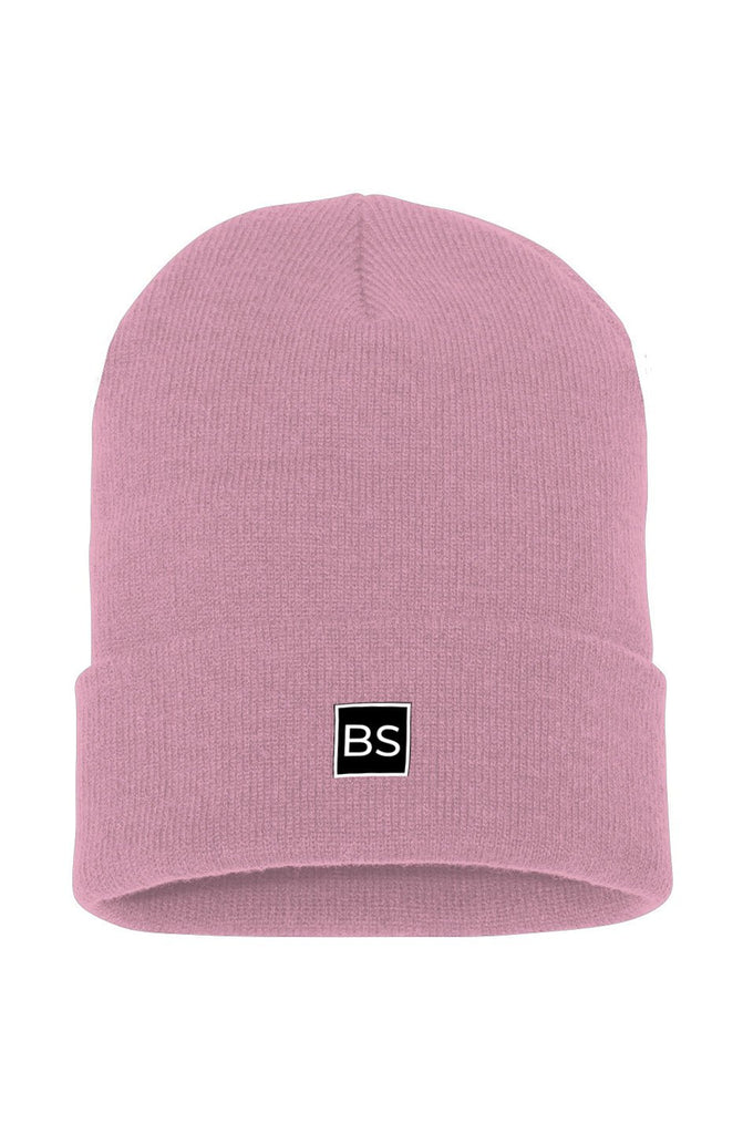 BS Cuffed Beanie - One Size - Baby Pink