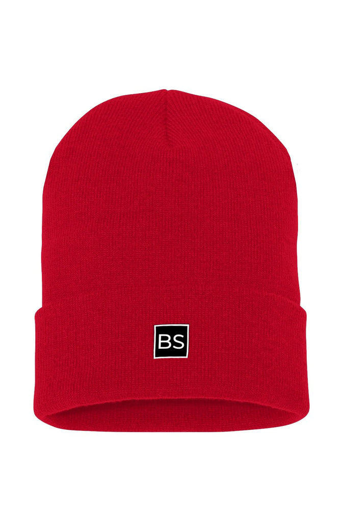 BS Cuffed Beanie - One Size - red