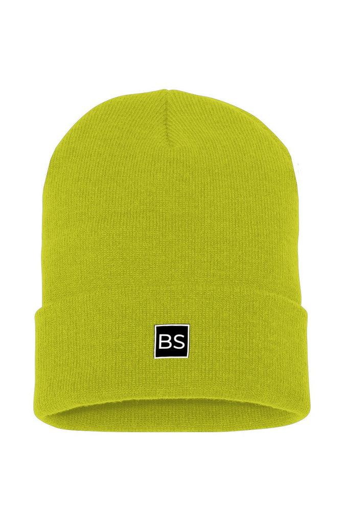 BS Cuffed Beanie - One Size - Safety Yellow