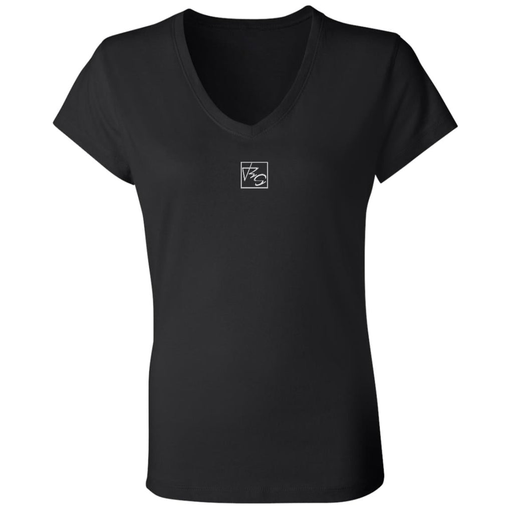 BS Ladies' Jersey V-Neck T-Shirt - Black - S