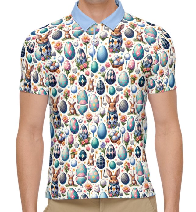 Golf Bunny Men's Stretch Polo - S - Slim