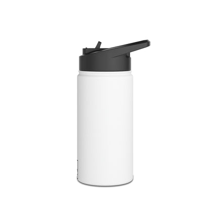 Stainless Steel Water Bottle, Standard Lid - 18oz - White