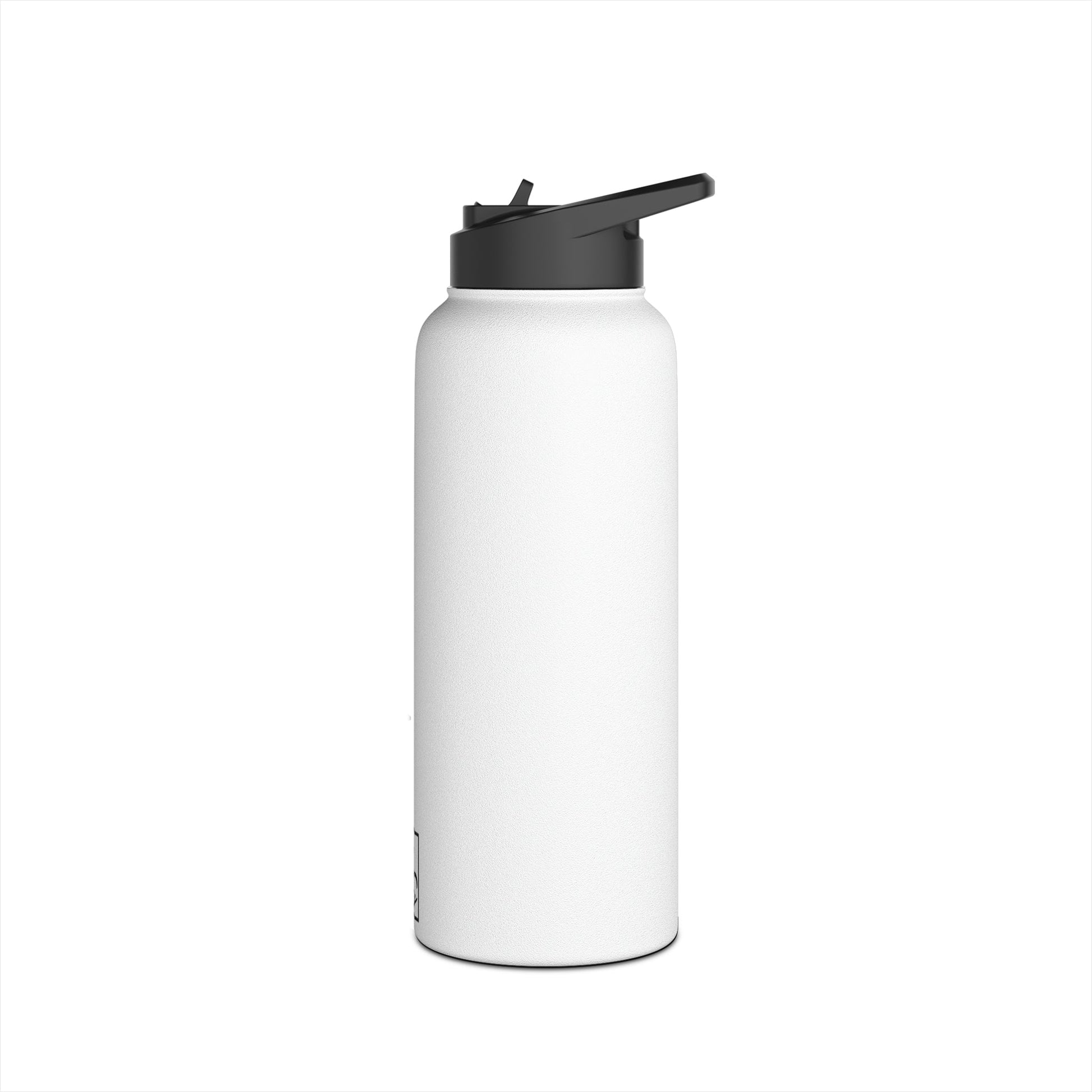 Stainless Steel Water Bottle, Standard Lid - 18oz - White