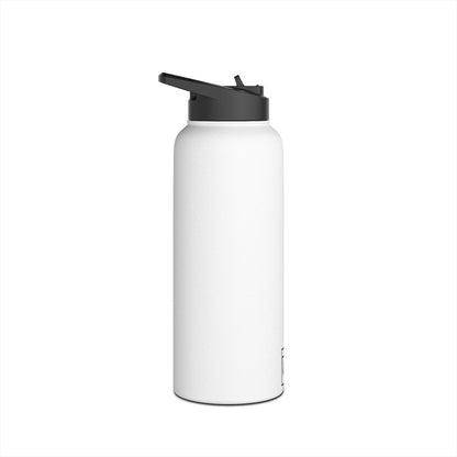 Stainless Steel Water Bottle, Standard Lid - 18oz - White