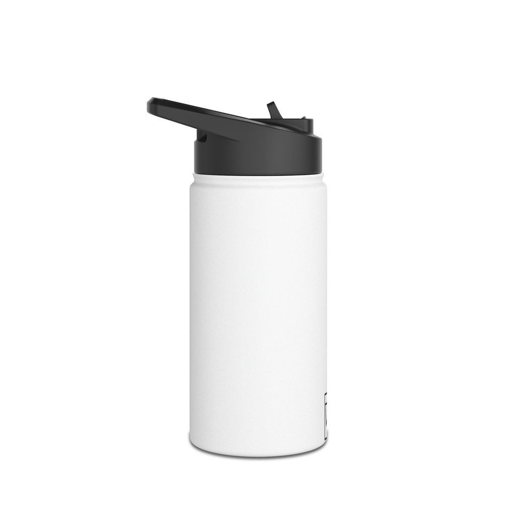 Stainless Steel Water Bottle, Standard Lid - 18oz - White