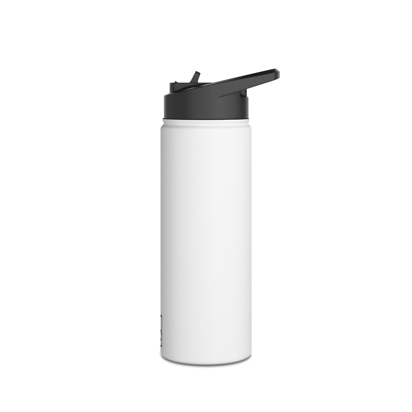 Stainless Steel Water Bottle, Standard Lid - 18oz - White